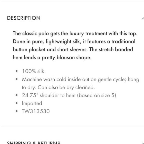 Tommy Bahama Navy Silk June Polo Size Small - Picture 12 of 12